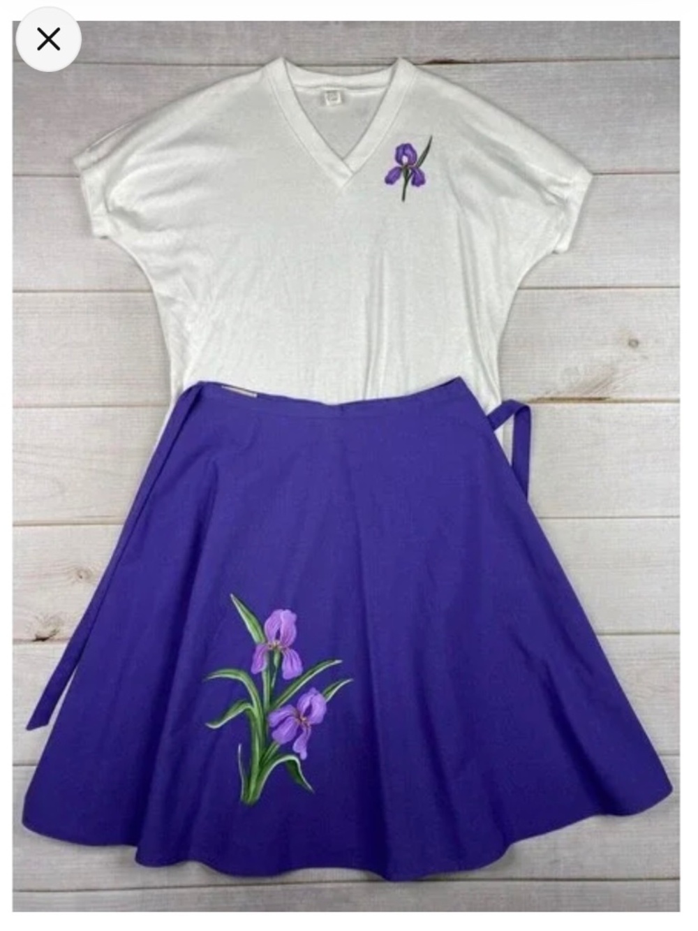 OOAK Handmade Wrap Skirt w/Matching Top~